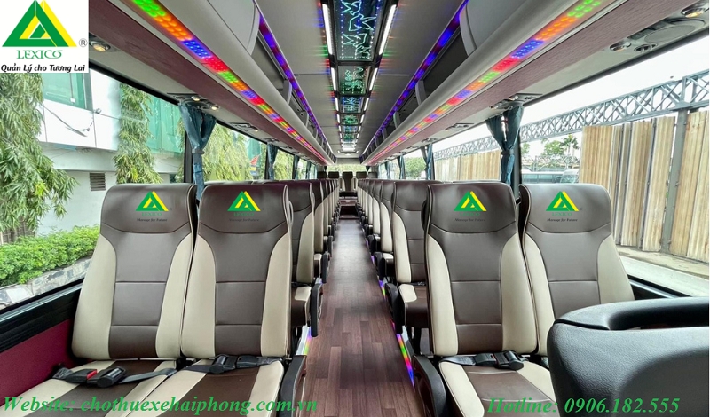 Big bus 47 seats For Rent in Hai Phong